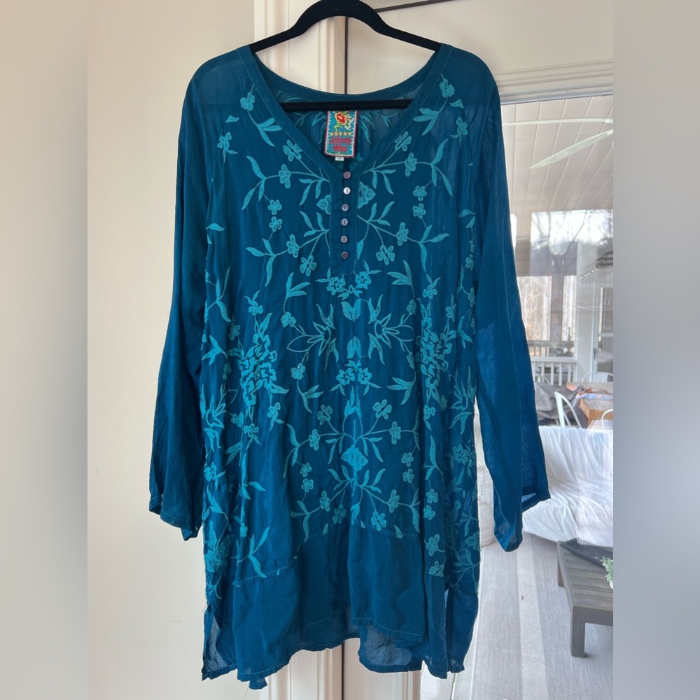 Johnny Was XL long sleeve dress or top
